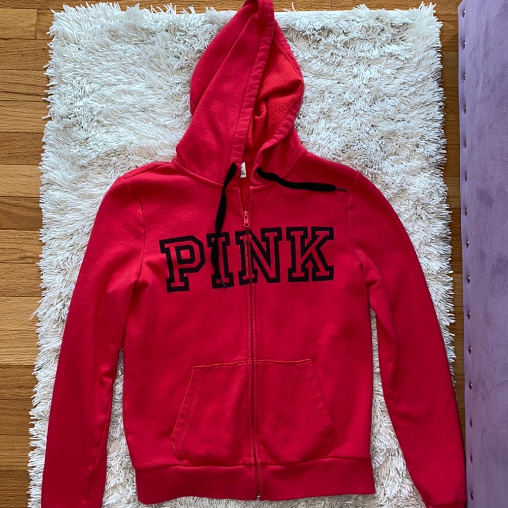 Red Victoria Secret Sweatshirt